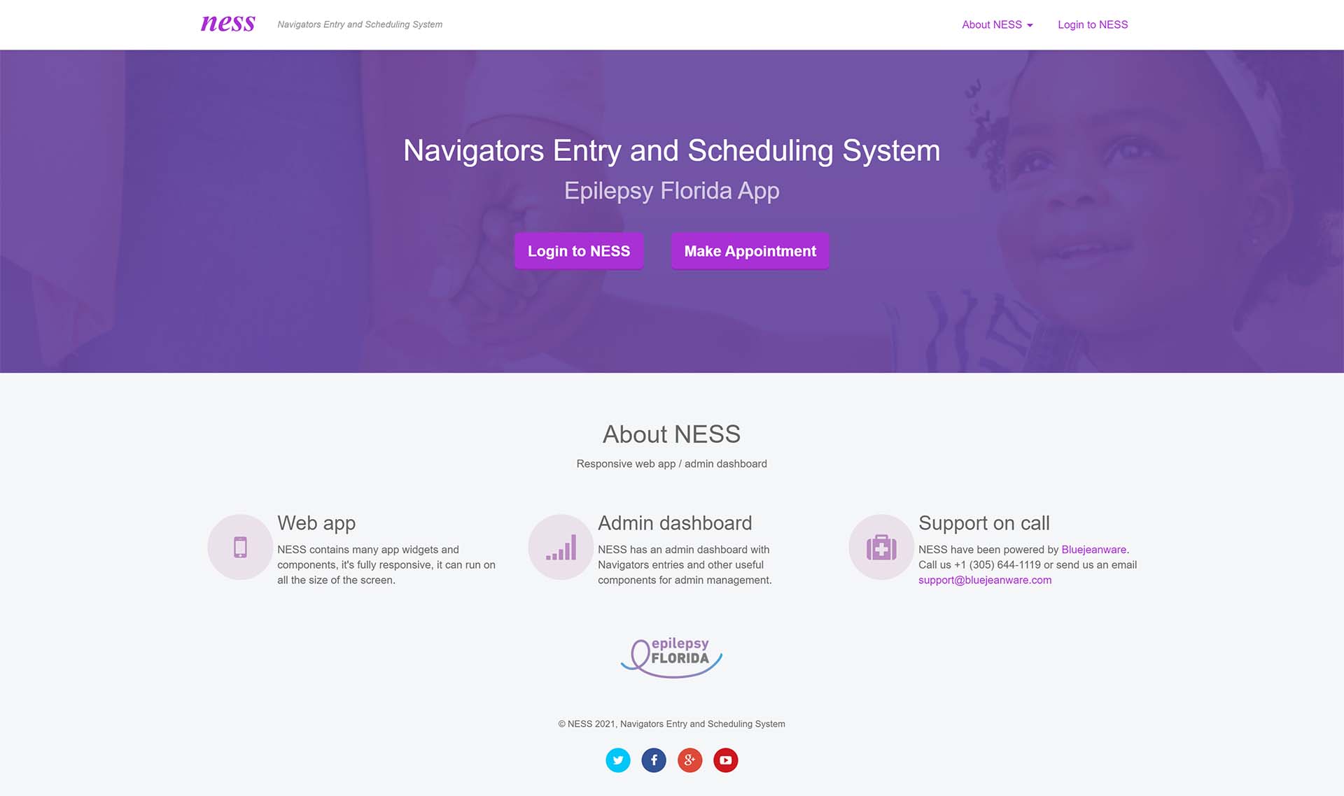 NESS App — Epilepsy Florida